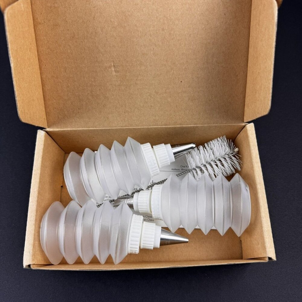 Pampered Chef Decorator Bottle Set 1585 Cake Cookie Decorating NIB